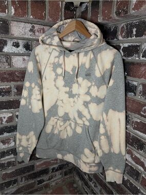 Women’s Vans Bleach Tiedye Pullover Hoodie Protective Phone Pouch inside Pocket